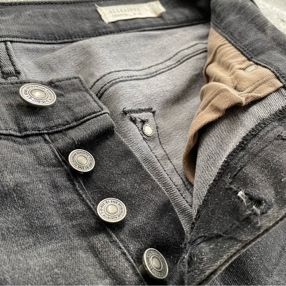 [SOLD] ALLSAINTS Cigarette Jeans - Black - Size 31 - Picture 8 of 11